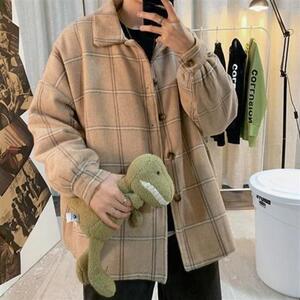 1506-1/M9051/P42秋装情侣装毛呢大衣中长款男图片