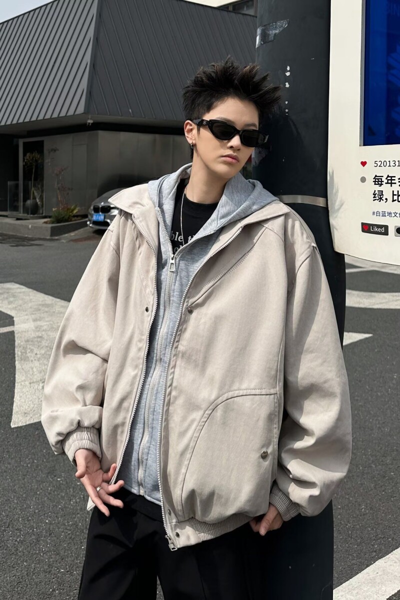 1506-1/JW93481/P101春季潮牌连帽工装夹克冲锋衣外套男,男装夹克,星座1506-1