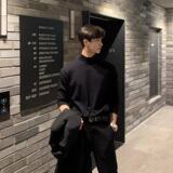 1506/M5211/P47高端大气男士毛衣半高领弹力针织打底衫1，男装T恤，星座1506-1
