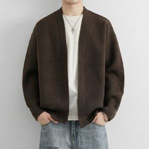 1506-1/MLR3041/P57麻花条纹v领针织衫开衫外套男，男装针织衫/毛衣，星座1506-1
