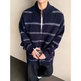 1506-1/MM53361/P62粗麻花针织polo衫男韩版修身拼色，男装Polo衫，星座1506-1