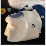 1506/MMY6091/P50日系潮流假两件毛衣男秋冬圆领针织衫2，男装针织衫/毛衣，星座1506-1