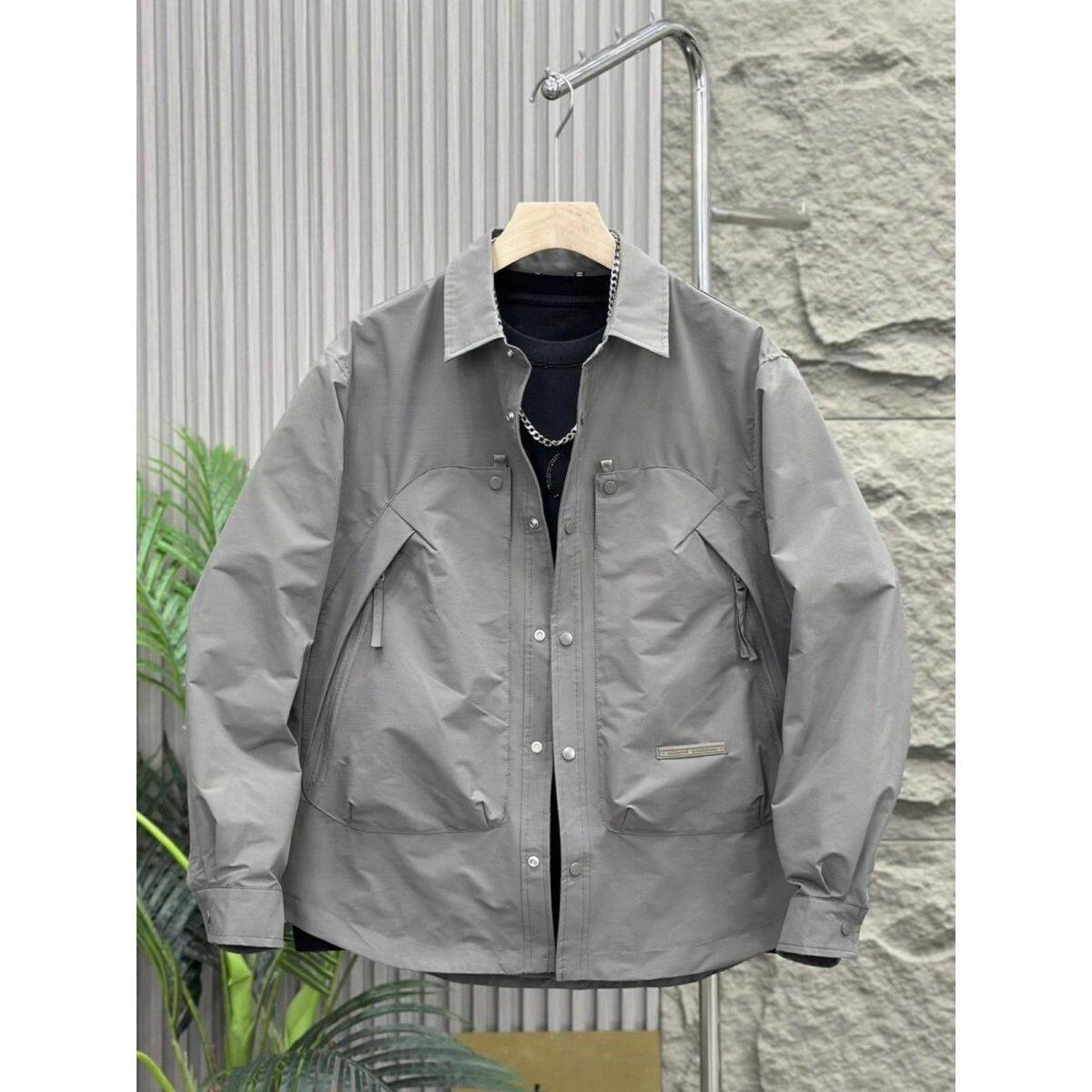 1506-1/JJ3901/P62春秋新款美式工装翻领夹克外套男图片