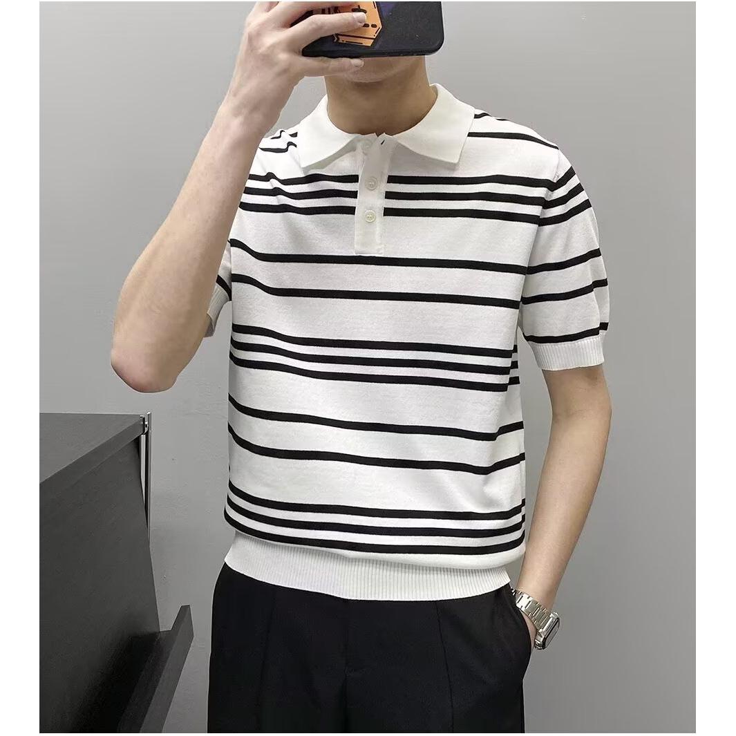 1506-1/CMY9501/P38POLO衫男士经典条纹,男装针织衫/毛衣,星座1506-1