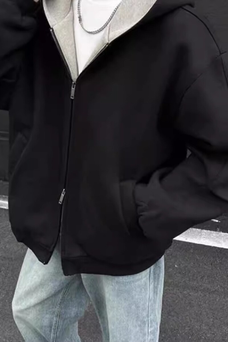 1506/WF331/P56美式重磅双拉链连帽卫衣外套男痞帅休闲外套2,女装短外套,星座1506-1