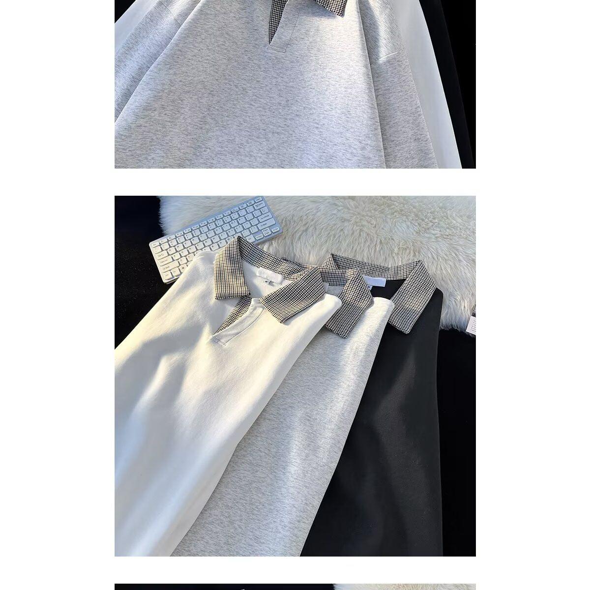 1506-1/CA331/P39重磅翻领T恤少年感穿搭半袖t恤潮流,男装Polo衫,星座1506-1