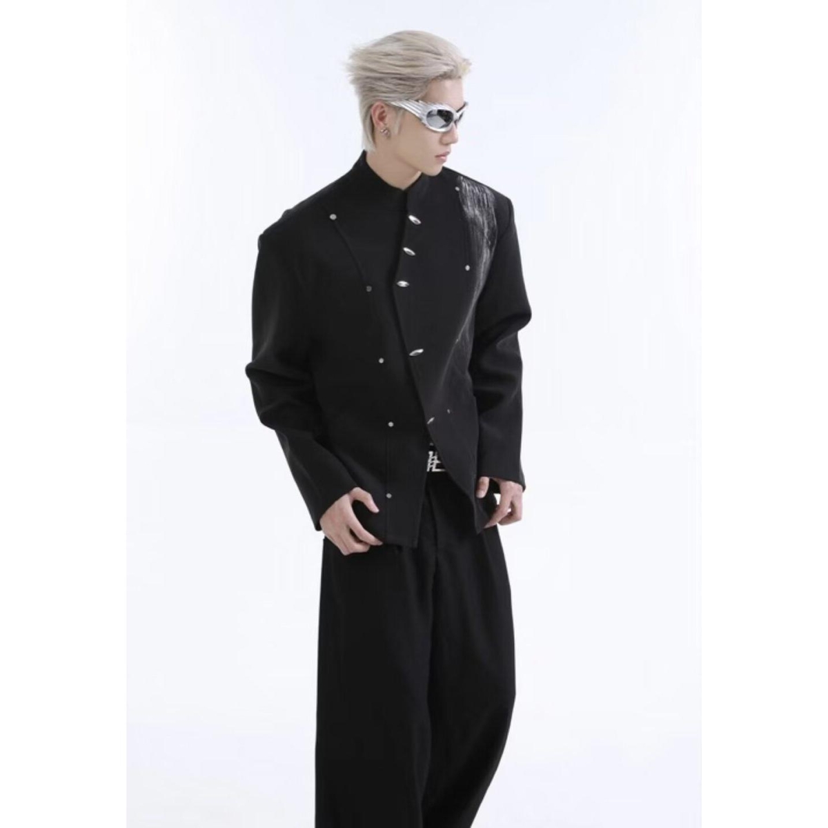 506-1/XXZ761/P74春秋季潮高级感痞帅小众宽松西装外套，男装西服套装，星座1506-1