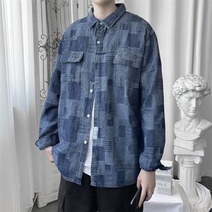 1506-1/C4561/P52秋季新款衬衫男宽松小众设计感上衣男图片