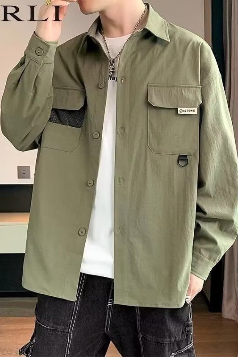 1506-1/C5121/P37秋季新款衬衫男宽松小众设计感上衣男生25年潮,男装衬衫,星座1506-1