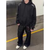 1506-1/WHT2351/P49美式卡通潮人连帽卫衣男，男装卫衣，星座1506-1