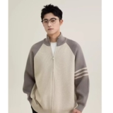 1506/MLD751/P54秋冬新款开衫毛衣美式复古休闲V领针织衫男1，男装针织衫/毛衣，星座1506-1