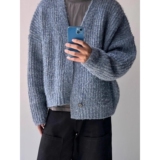 1506/MLD731/P52秋冬新款开衫毛衣美式复古休闲V领针织衫男1，男装针织衫/毛衣，星座1506-1