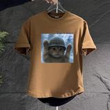 1506-1/TB15371/P32碳素磨毛印花T恤男夏季短袖汗衫，男装T恤，星座1506-1