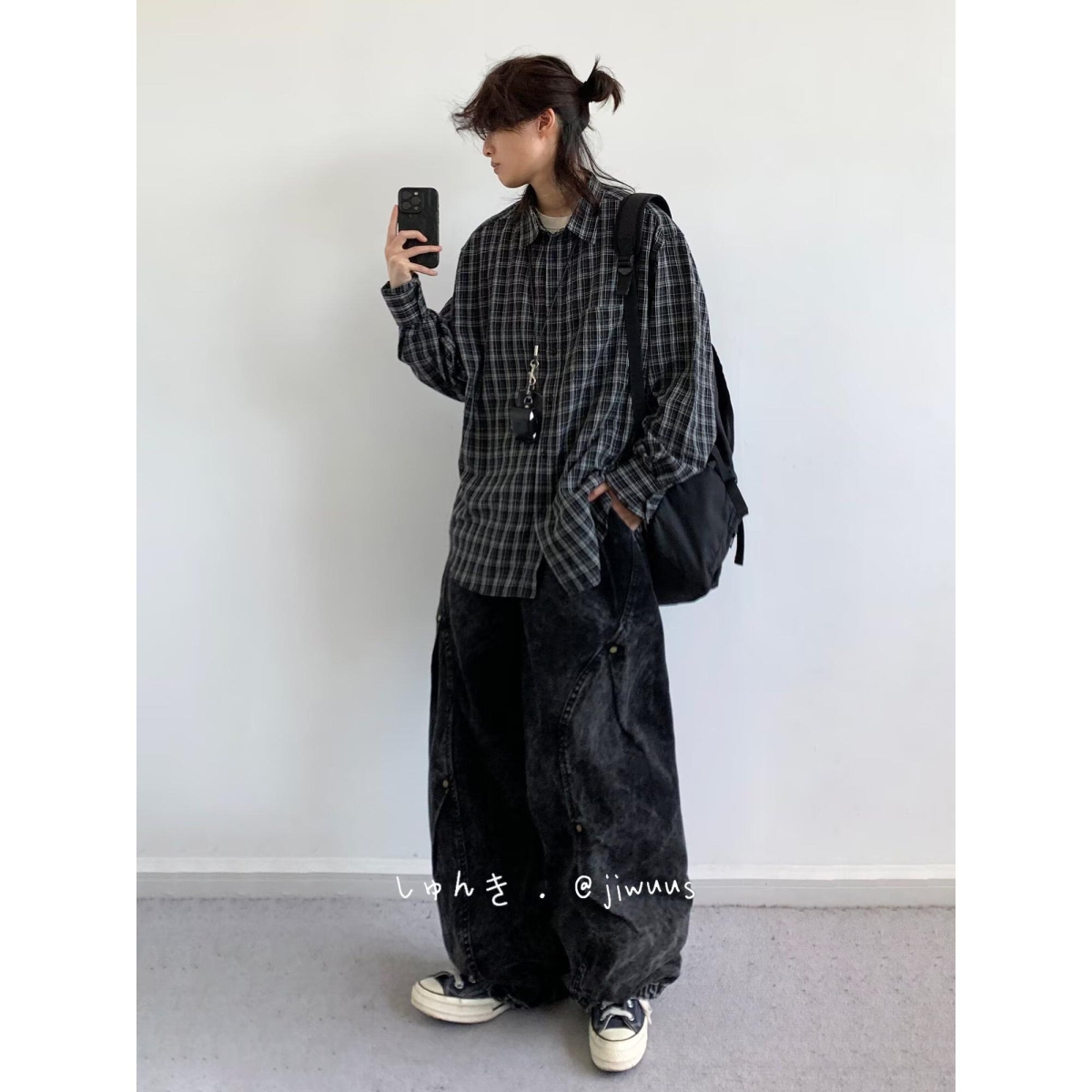 1506-1/CC1081/P46美式新款美式复古格子长袖衬衫男，男装衬衫，星座1506-1