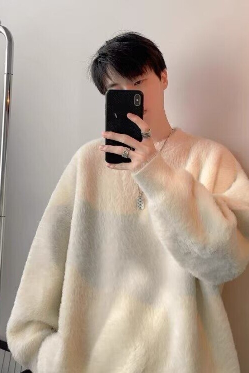 1506-1/MM081/P56毛衣男女秋冬季高级感痞帅软糯圆领针织衫,男装针织衫/毛衣,星座1506-1