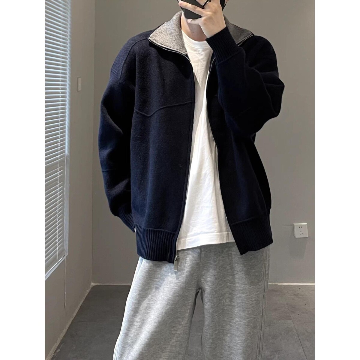 1506-1/MGT301/P81毛衣外套秋冬季韩系男士宽松休闲,男装针织衫/毛衣,星座1506-1