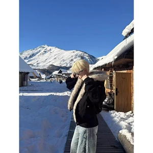 1506/Q86130/P90冬季棉服棉衣男生面包服座山雕潮牌帅气外套潮图片