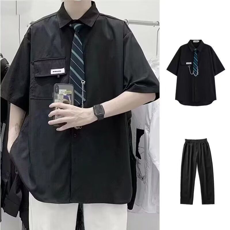 1506-1/C2651/P31学院风班服潮流情侣装衬衣上衣男,男装衬衫,星座1506-1