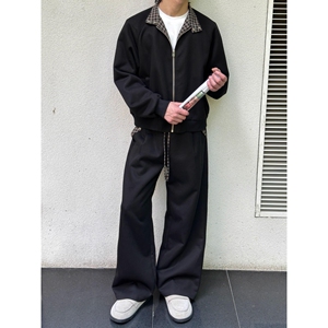 1506-1/JTB081/P69拼接哈灵顿休闲拉链卫衣夹克外套上衣男图片