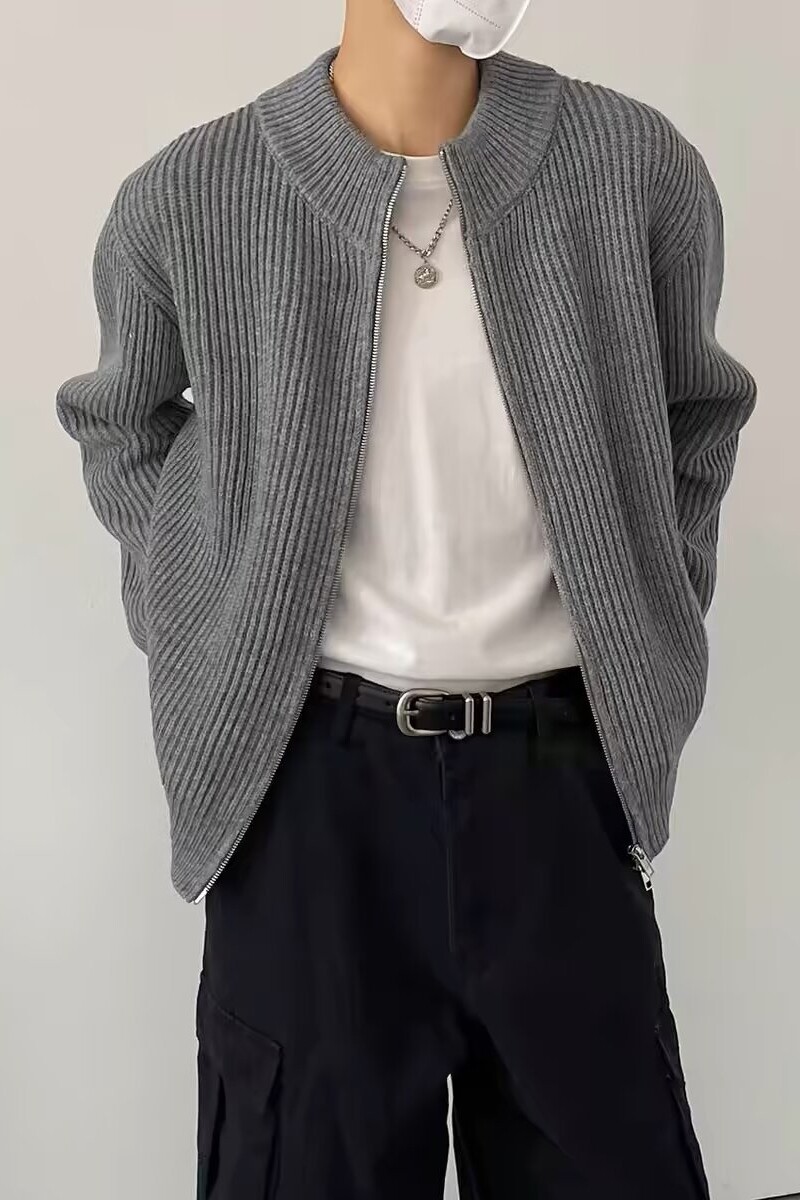 1506/M31701/P60秋冬新款开衫毛衣复古休闲慵懒风V领针织衫2,男装针织衫/毛衣,星座1506-1