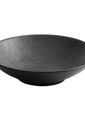 【外贸出口餐具】黑色磨砂2023年新款碗家用汤碗面碗沙拉碗陶瓷