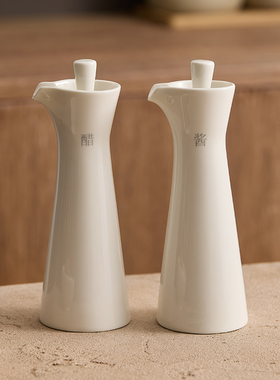 调味瓶罐套装家用德化白瓷高端佐料瓶调味瓶酱油瓶醋瓶厨房调料瓶