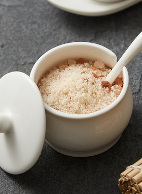 调味料罐德化白瓷盐罐厨房家用高端调料罐陶瓷调味罐调味罐调料缸