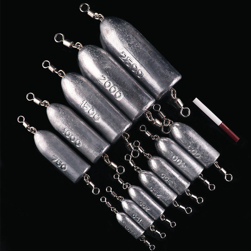 장거리 대형 물체 총알 리드 펜던트 15G-1000G 물방울 플립 플레이트 폭발 후크 방지 교수형 바닥 낚시 펜던트 낚시 액세서리