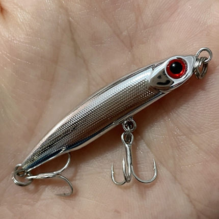 3.5g/5.5g/8.5g/12g死飞系统小银鱼沉水铅笔路亚饵翘嘴红眼