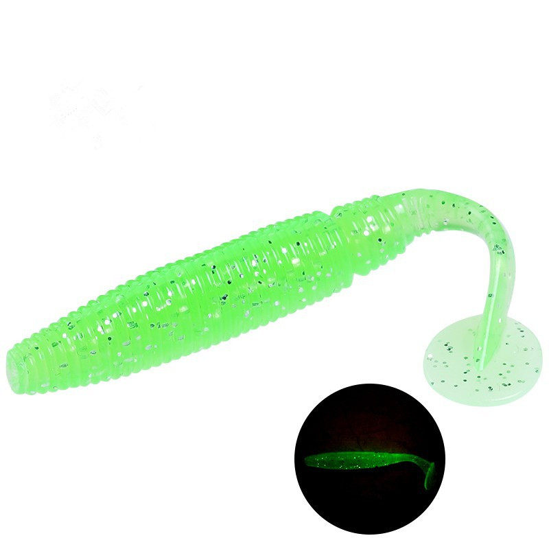 7.5cm 3g开槽路亚T尾假饵PVC加软螺纹软虫路亚饵带鱼鲈鱼鳜鱼,户外/登山/野营/旅行用品,路亚饵,淘宝优惠券,粉丝福利购,淘宝优惠卷