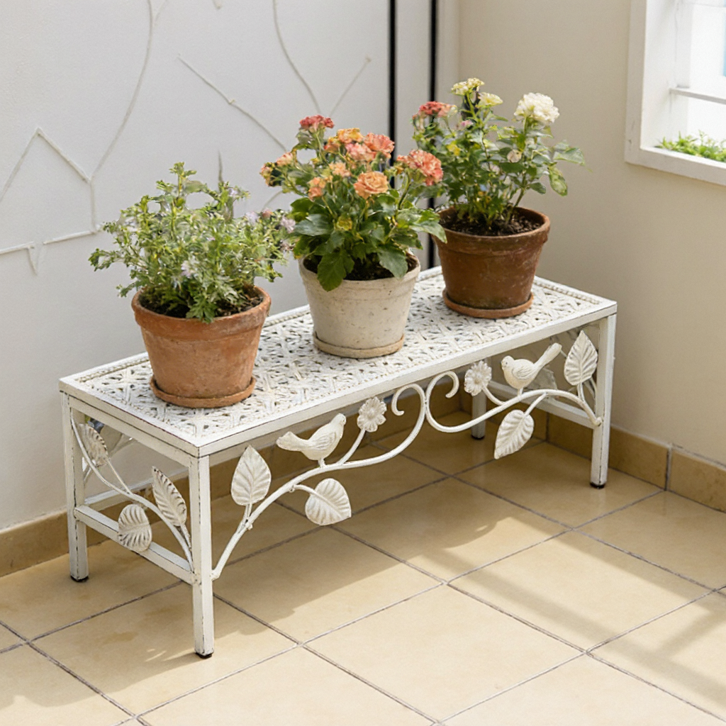 户外铁艺花架阳台单层落地式置物架花园庭院多层阶梯式多肉花盆架,住宅家具,花架/花几,淘宝优惠券,粉丝福利购,淘宝优惠卷