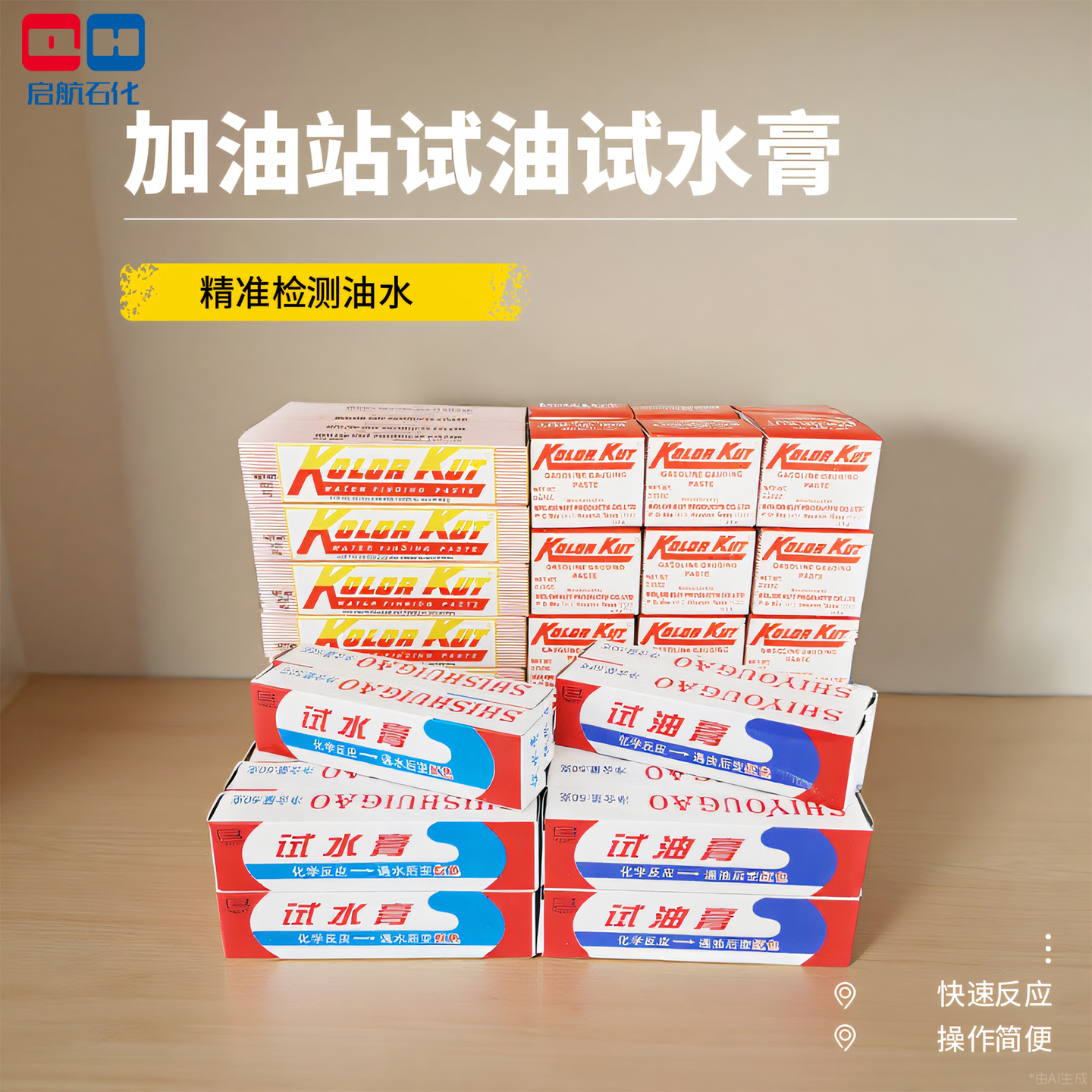 变色快青县检测膏加油站试水膏