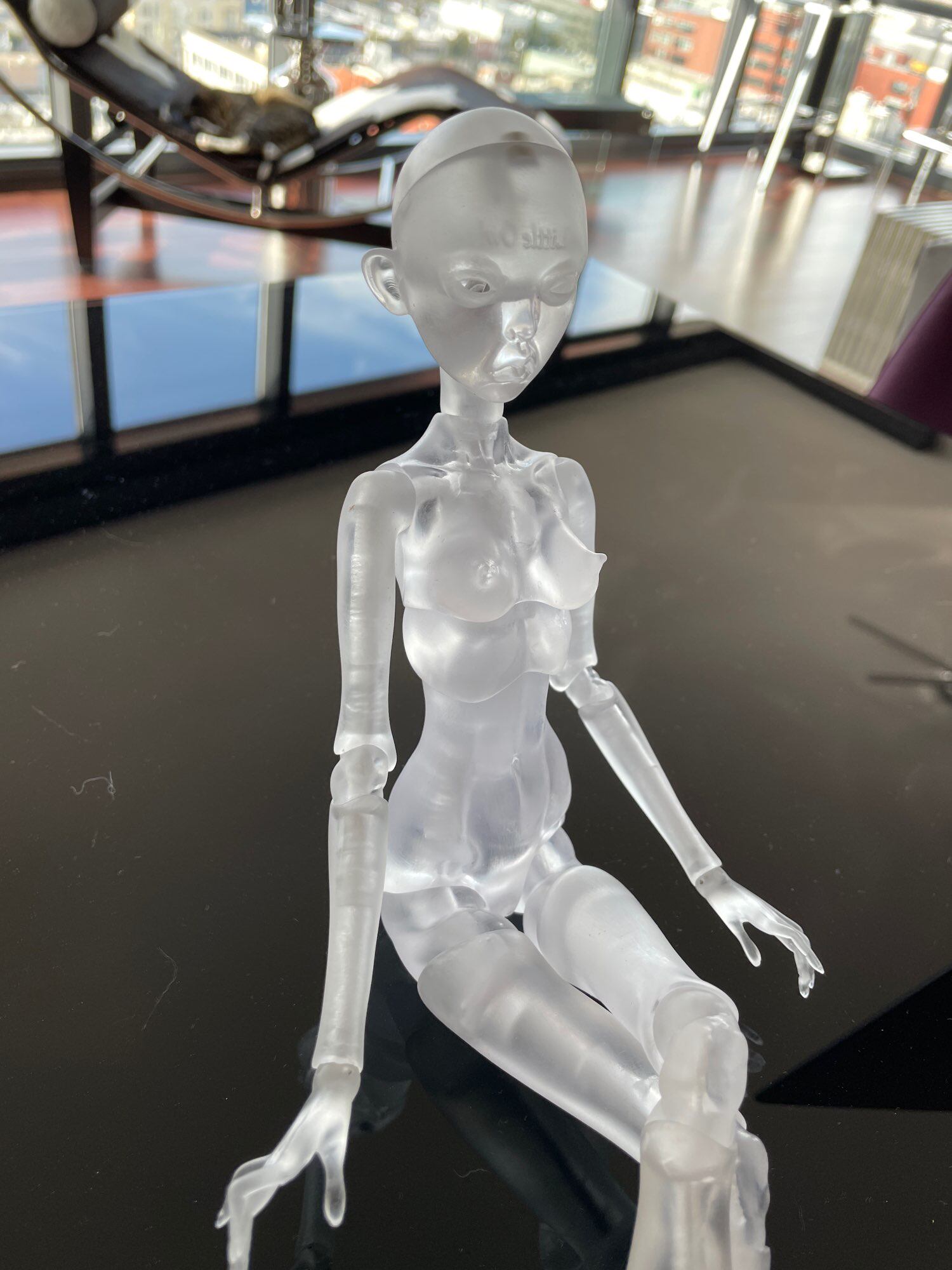 高品质透明bjd娃娃生日礼物1/4透明娃娃sd俄罗斯妹子现货