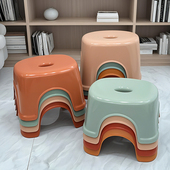 小凳子家用门口加厚防滑结实耐用客厅茶几塑料小板凳浴室洗澡矮凳