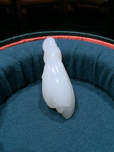 羊脂白玉兰花