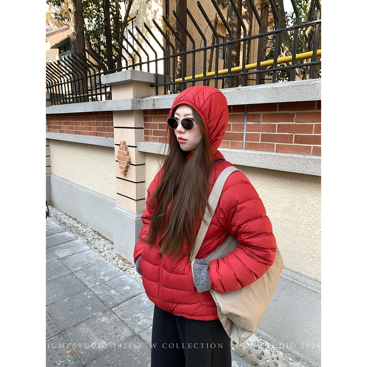 草莓跳 90白鸭绒连帽轻薄排骨羽绒服女冬季宽松保暖加厚短款外套,女装/女士精品,羽绒服,淘宝优惠券,粉丝福利购,淘宝优惠卷