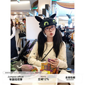 草莓跳 毛衣 韩系百搭圆领长袖 趣味图案刺绣羊毛针织开衫 女冬季