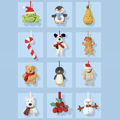 圣诞限定气氛组公仔挂件
