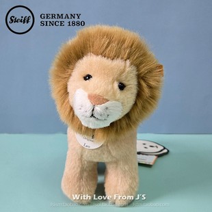 史戴芙仿真动物公仔 lion小狮子毛绒安抚玩偶 德国Steiff Leo