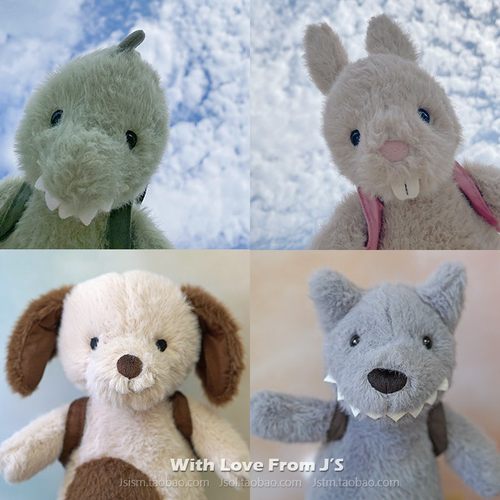 背包狗背包小象毛绒安抚玩偶公仔