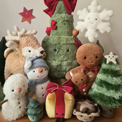 JELLYCAT圣诞限定毛绒安抚玩偶
