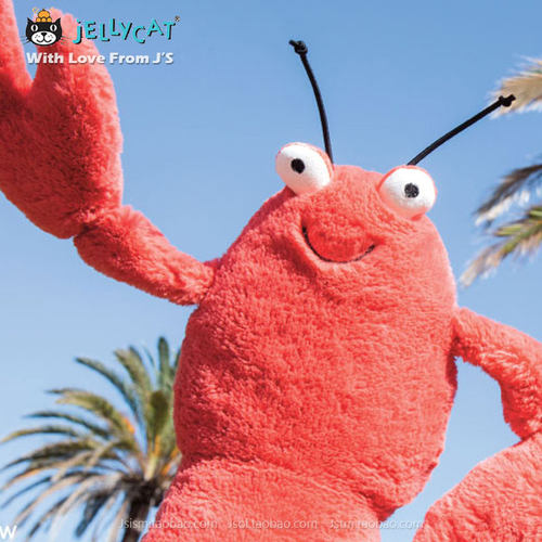 jellycat英国爱心龙虾小红书公仔