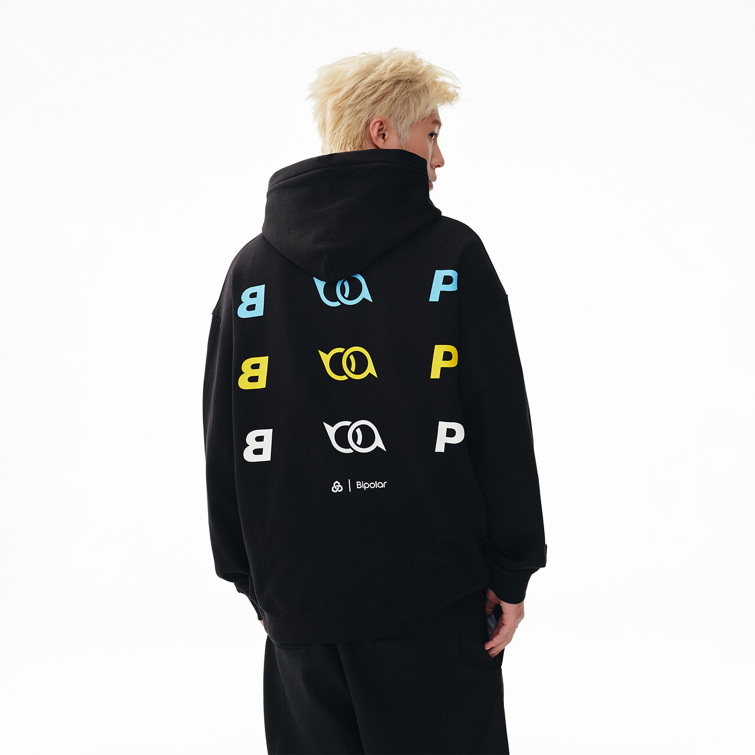 BIPOLAR不规则哈苏线运动卫衣