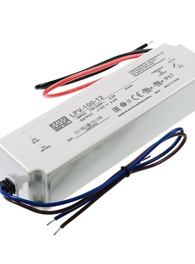 明纬LPV-100-12V防水24V开关电源LPH-18监控20/35/60/150 LED驱动