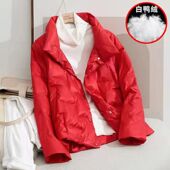 新款 棉服轻薄羽绒棉服女短款 冬季 小个子2025轻便立领文艺外套