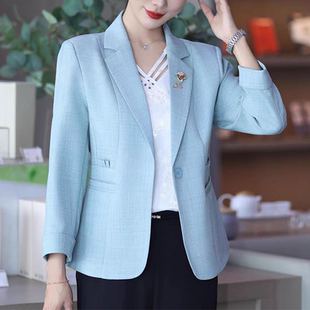 西装外套女春秋新款职业装气质女神范小西服上衣