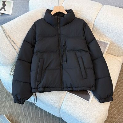 2025冬季新款韩版宽松显瘦立领羽绒棉服女短款加厚保暖面包服外套