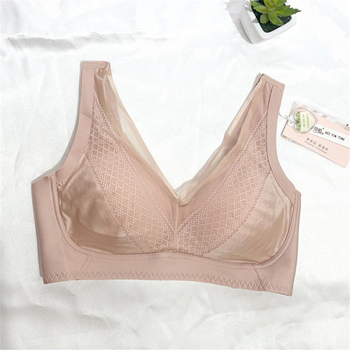 文胸无钢圈乳胶垫聚拢舒适