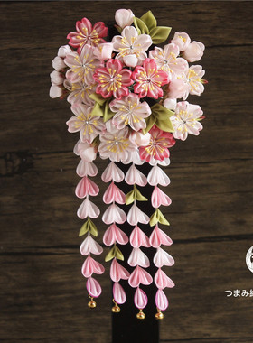 辅匠『樱花』细工和风和服发饰发簪lolita浴衣发夹
