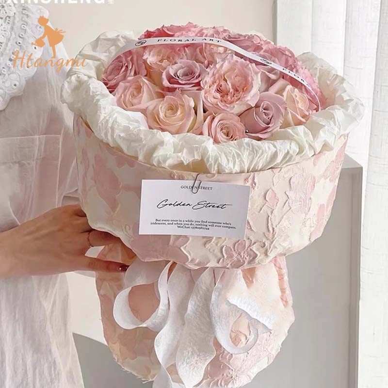 新中式樱花布艺一体定型片小香风花束包装材料包花神器花壳免包装,鲜花速递/花卉仿真/绿植园艺,花艺纱网/纺织布,淘宝优惠券,粉丝福利购,淘宝优惠卷